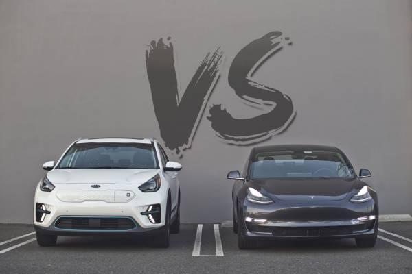 Tesla Model 3 и Kia Niro больше всего нравятся владельцам электромобилей