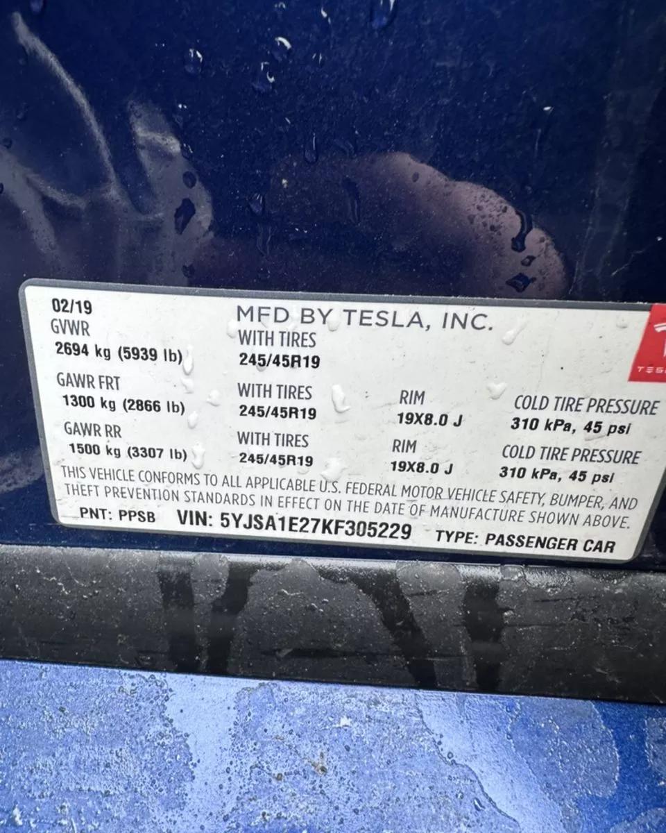 Tesla Model S  100 kWh 2019thumbnail91