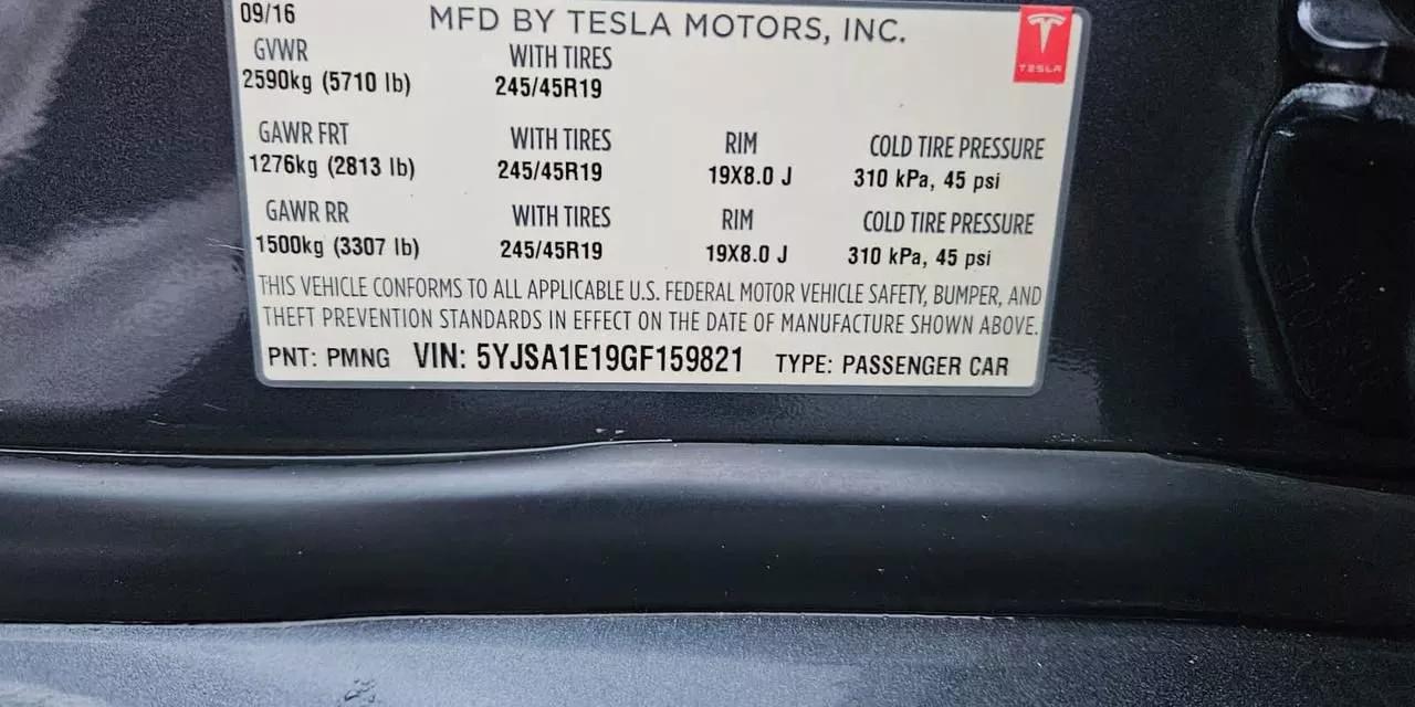 Tesla Model S  75 kWh 2016thumbnail181
