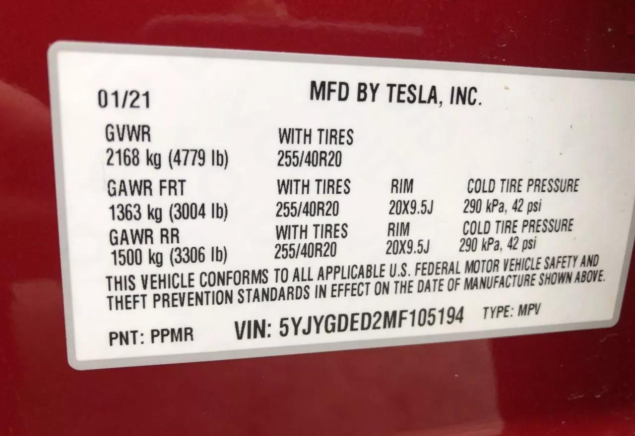 Tesla Model Y  2021thumbnail211