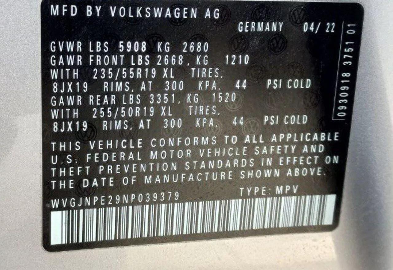 Volkswagen ID.4  82 kWh 2022thumbnail61