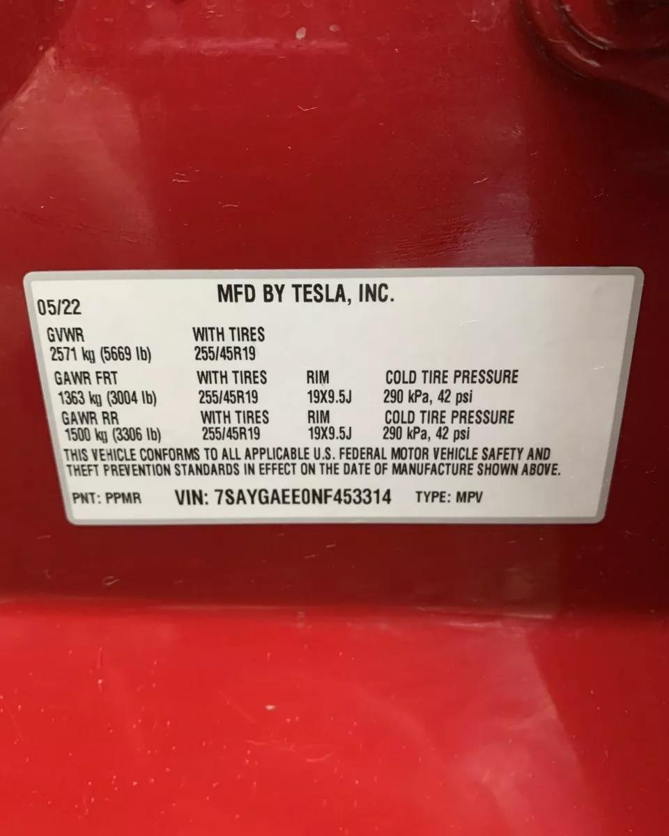 Tesla Model Y  75 kWh 2022321
