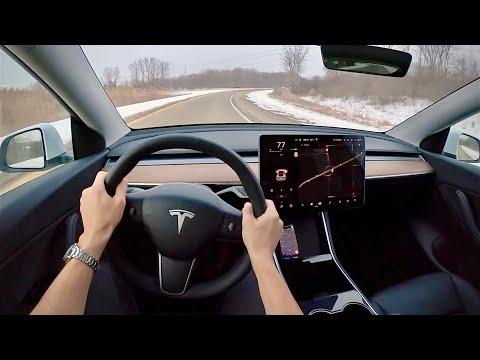 2021 Tesla Model Y Standard Range RWD - POV First Impressions